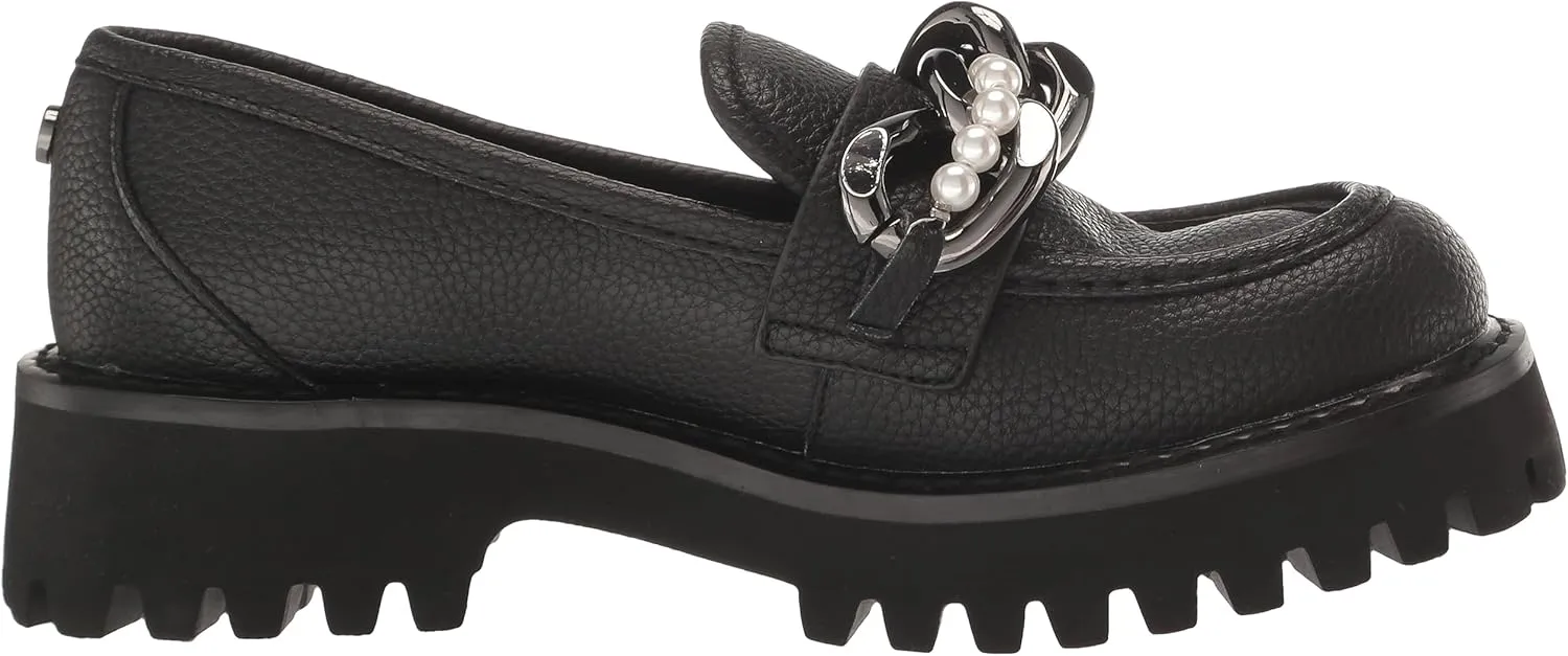 KARL LAGERFELD womens Slip on Embellished Gemsy Loafer