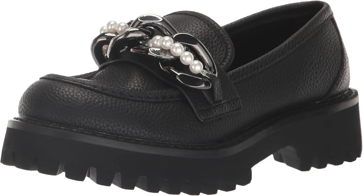 KARL LAGERFELD womens Slip on Embellished Gemsy Loafer