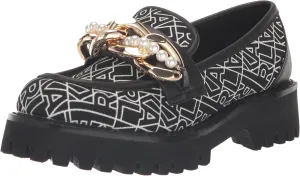 KARL LAGERFELD womens Slip on Embellished Gemsy Loafer