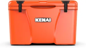 KENAI 25 Cooler | 25 qt Ice Chest Durable Rotomolded Insulated | Made in USA | Warranty for Life | for Beach Boat Camping Fishing Hunting | K25