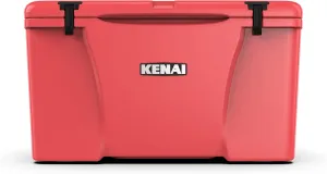 KENAI 65 Cooler | 65 qt Ice Chest Durable Rotomolded Insulated | Made in USA | Warranty for Life | for Beach Boat Camping Fishing Hunting | K65