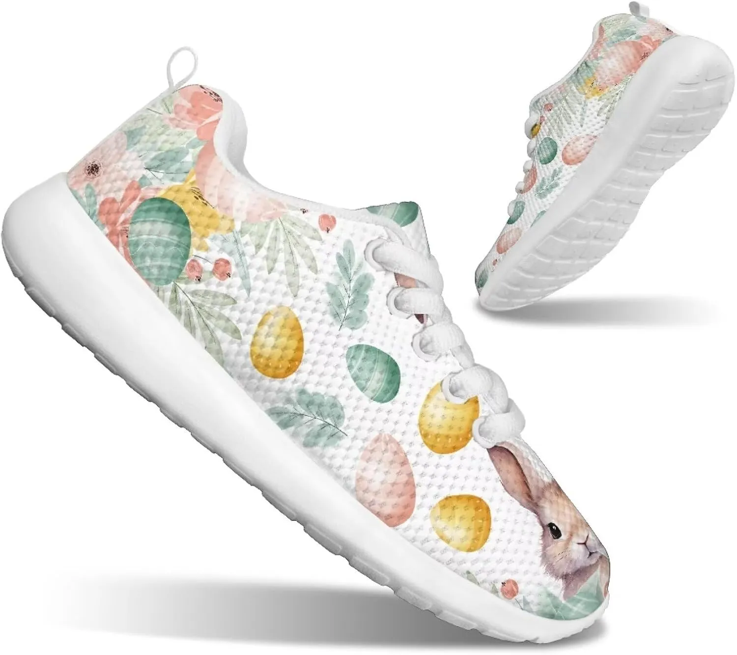 Kids Sneakers Running Shoes Boys Girls Primary School Students Sport Shoes Lace-Up Shoes Non-Slip Walking Tennis Sneaker for Children |Big Kids Black US 11-5