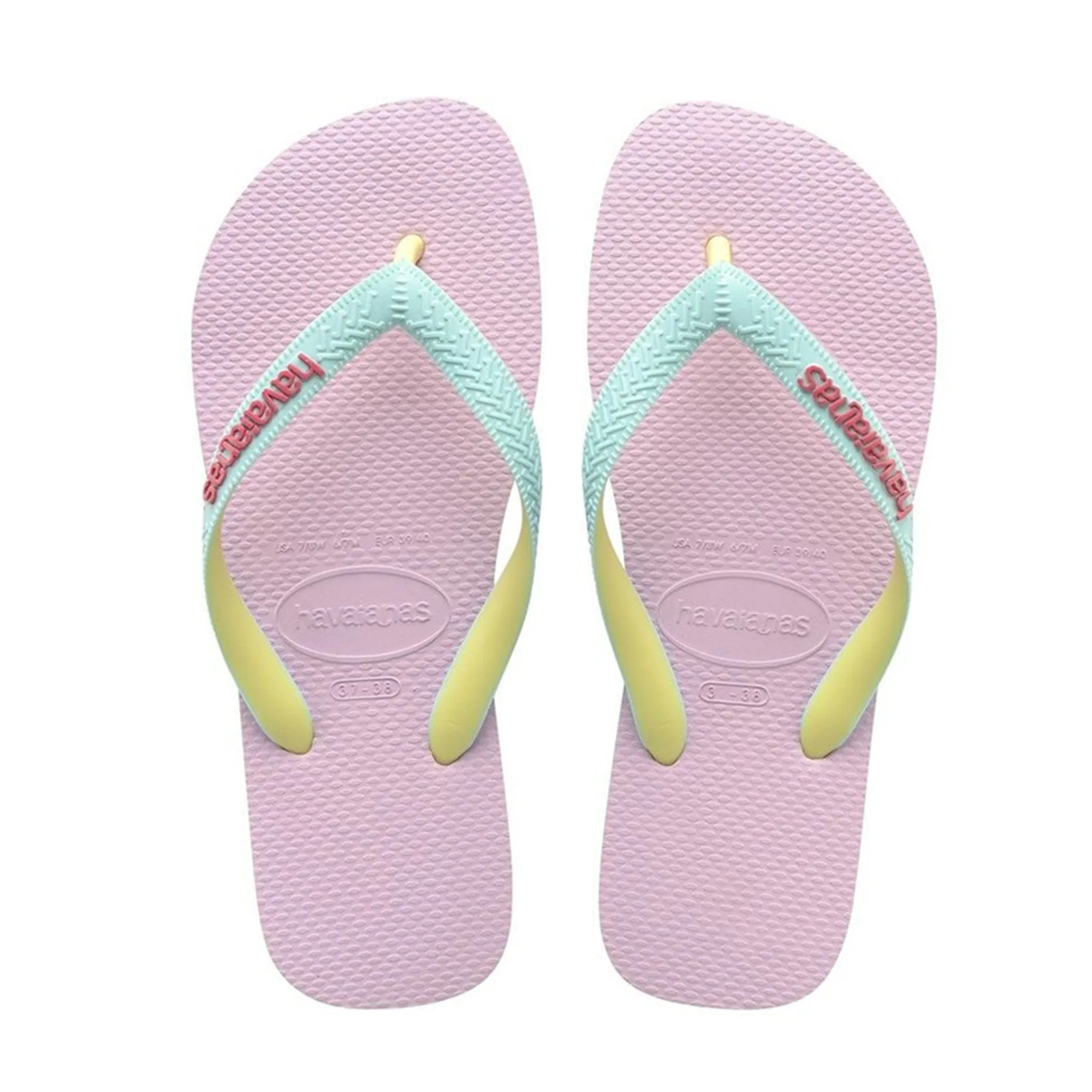 Kids Top Mix Flip Flops Blue/Rose