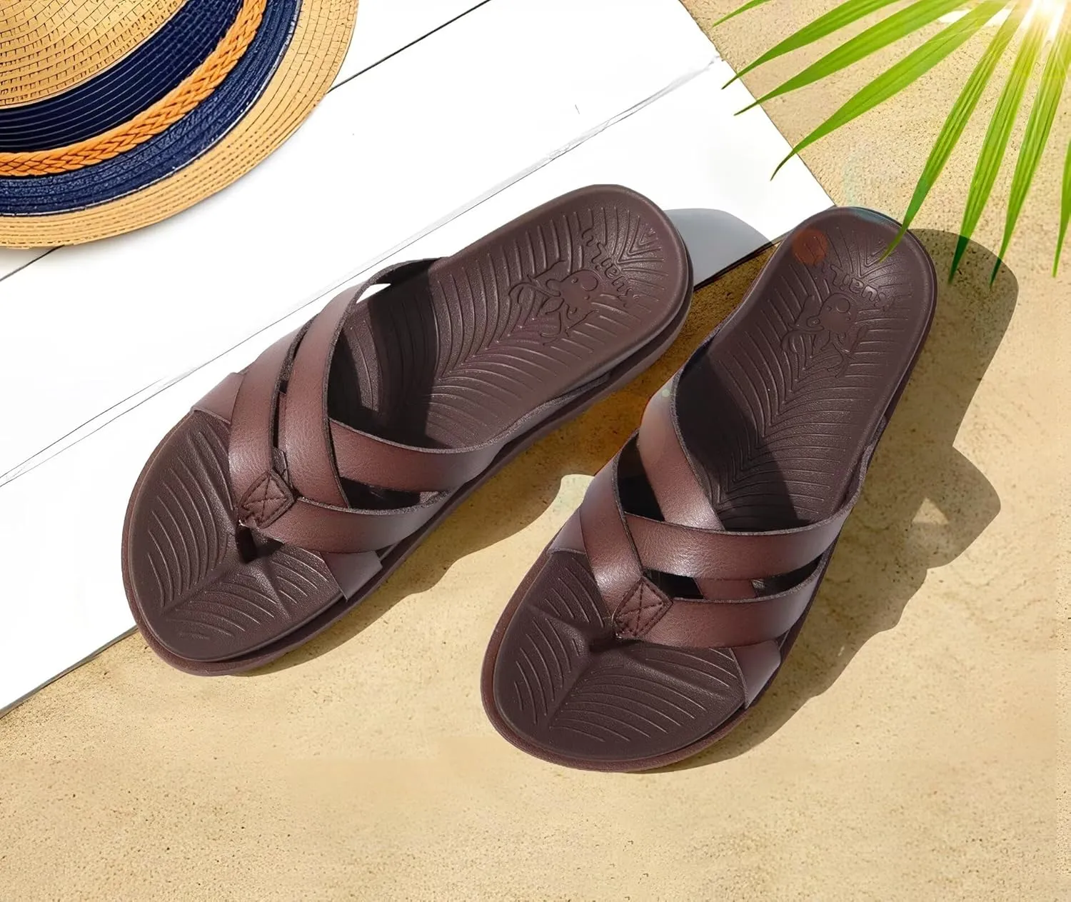 KuaiLu Womens Dressy Orthotic Flip Flops Trendy Comfortable Cushion Recovery Walking Criss Cross Thong Sandals Lightweight Yoga Foam Summer Slides with Plantar Fasciitis Arch Support