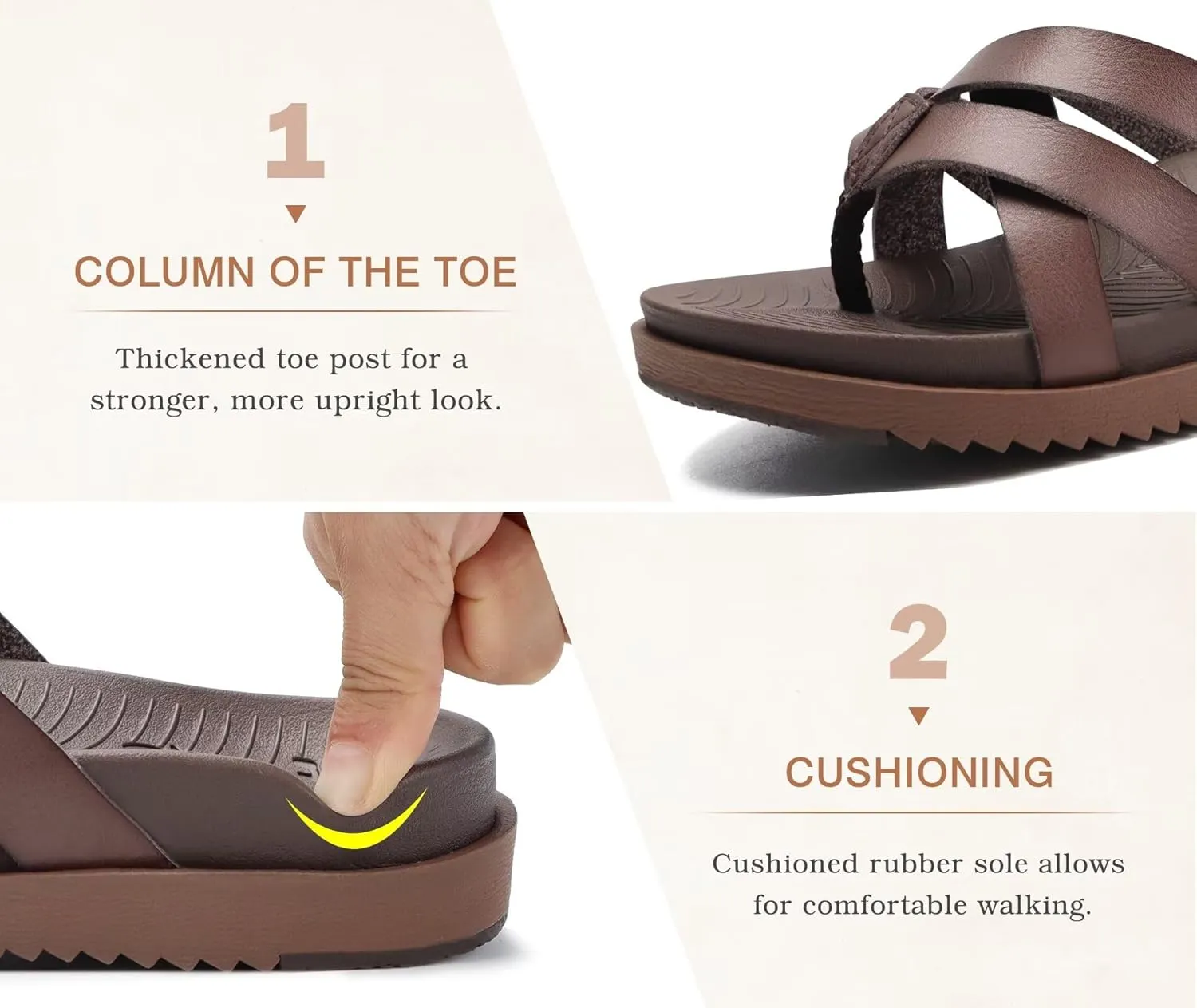 KuaiLu Womens Dressy Orthotic Flip Flops Trendy Comfortable Cushion Recovery Walking Criss Cross Thong Sandals Lightweight Yoga Foam Summer Slides with Plantar Fasciitis Arch Support