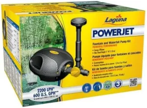 Laguna PowerJet 600 Fountain/Waterfall Pump Kit for Ponds Up to 1200-Gallon