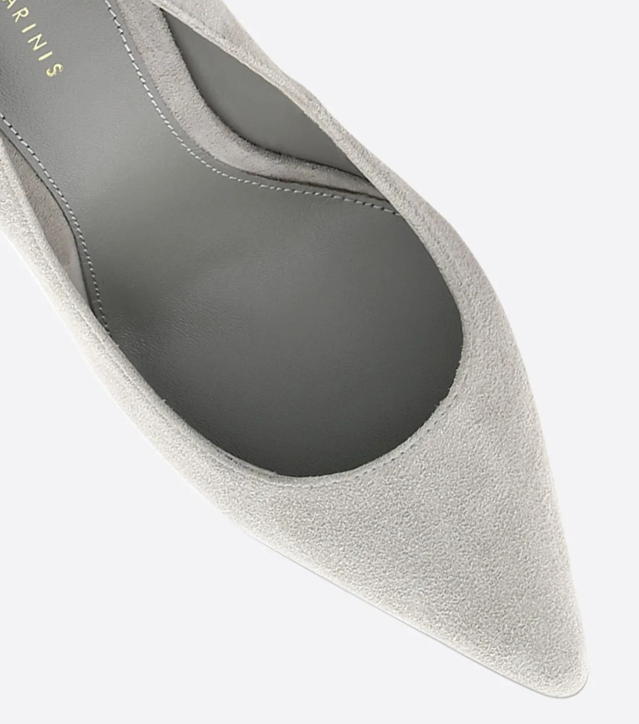 Lauren Marinis Vargas Grey suede pump