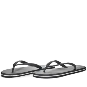 LOGO MOKER - Flip-Flops - Thongs - Unisex - BLACK-WHITE