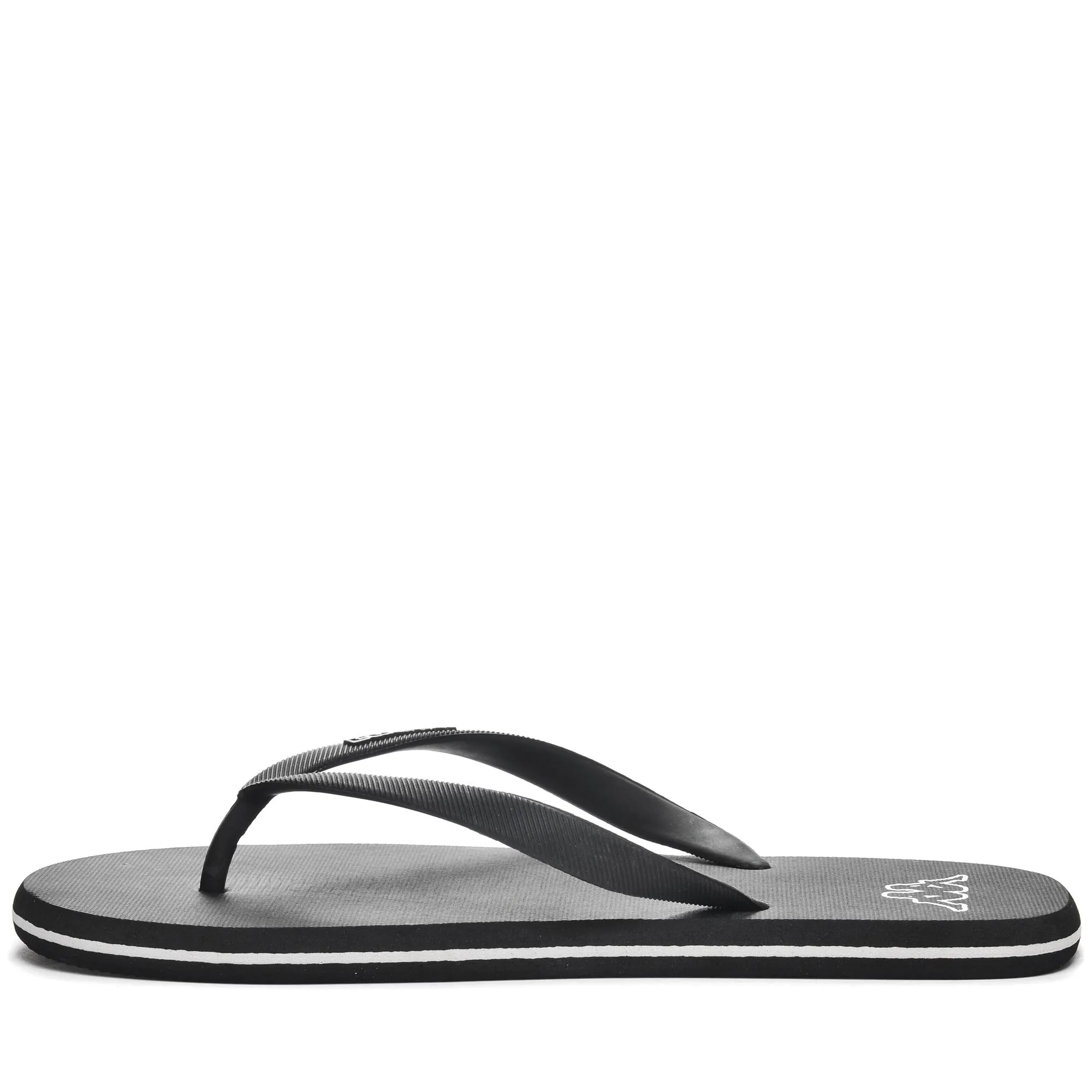 LOGO MOKER - Flip-Flops - Thongs - Unisex - BLACK-WHITE