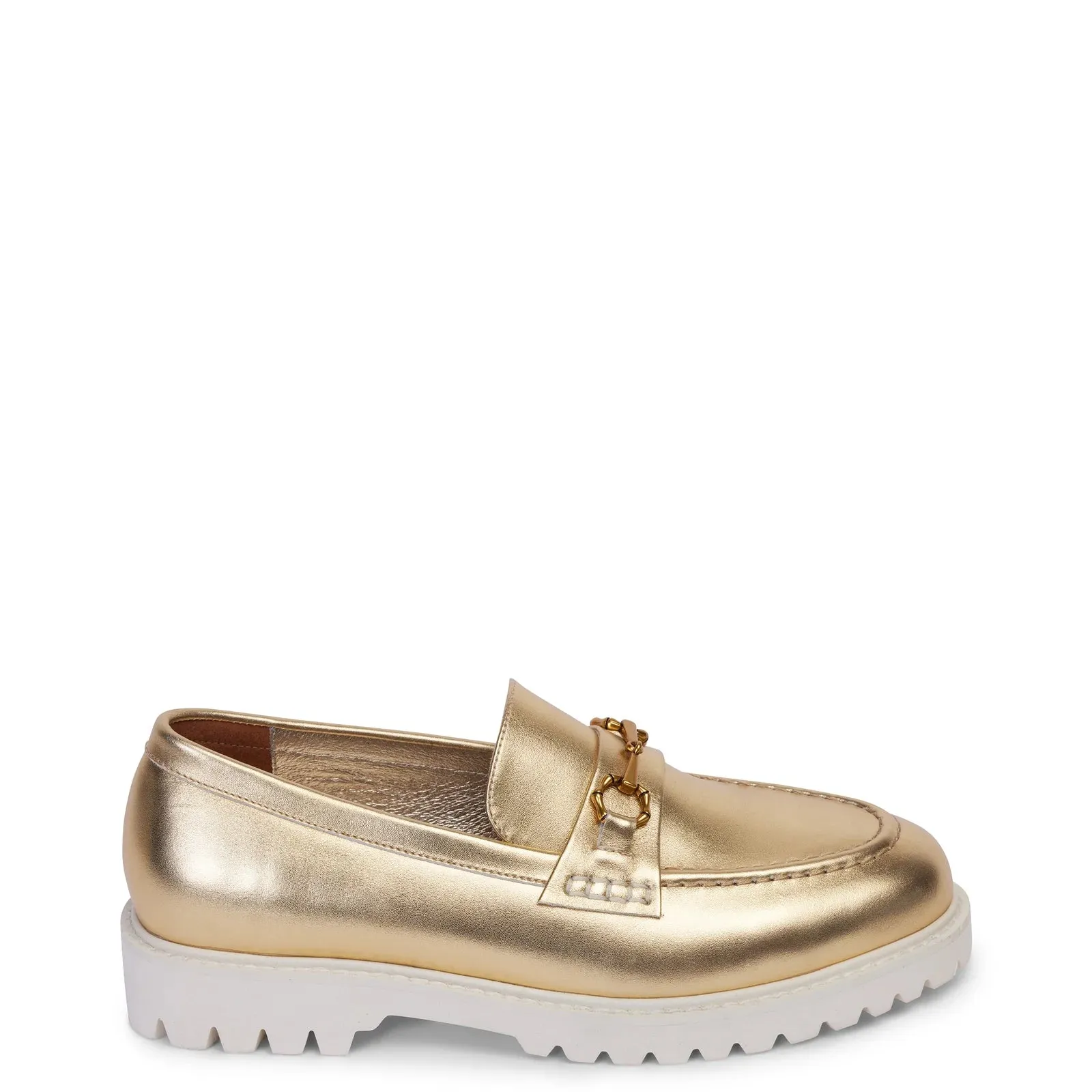 Luna Loafer - Gold Calf