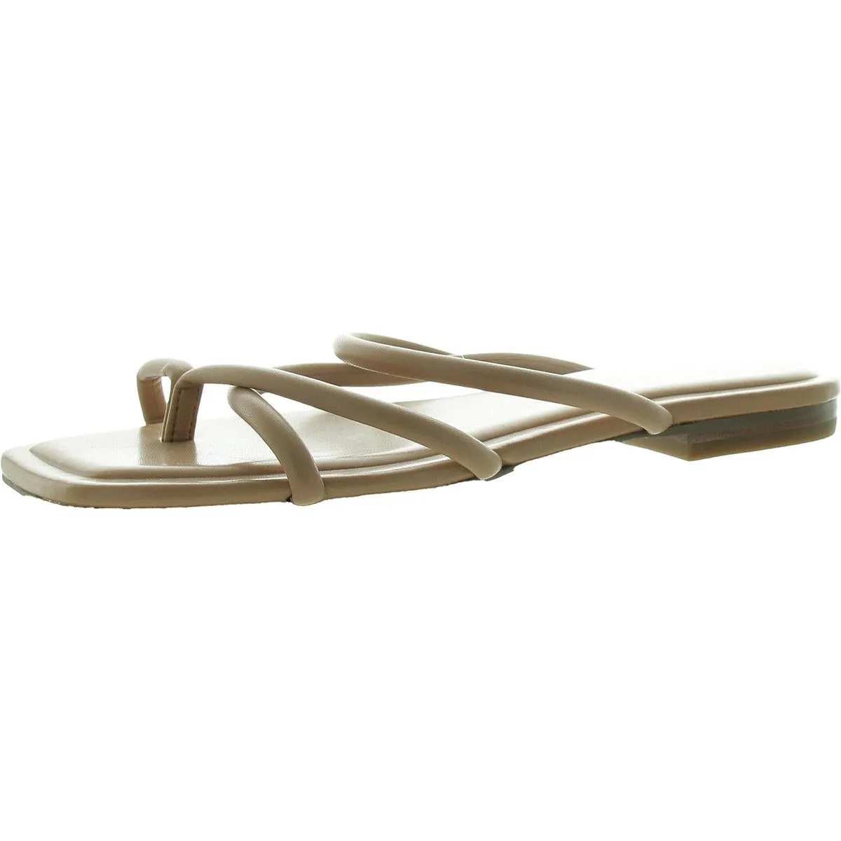 Marc Fisher LTD Womens Fiada Faux Leather Thong Flip-Flops