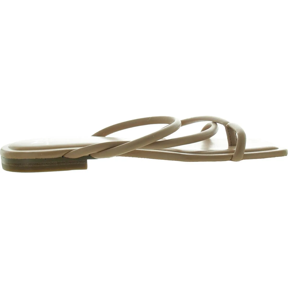 Marc Fisher LTD Womens Fiada Faux Leather Thong Flip-Flops