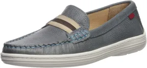 Marc Joseph New York Girl's Kids Boys Leather Elastic Grow Gain Loafer