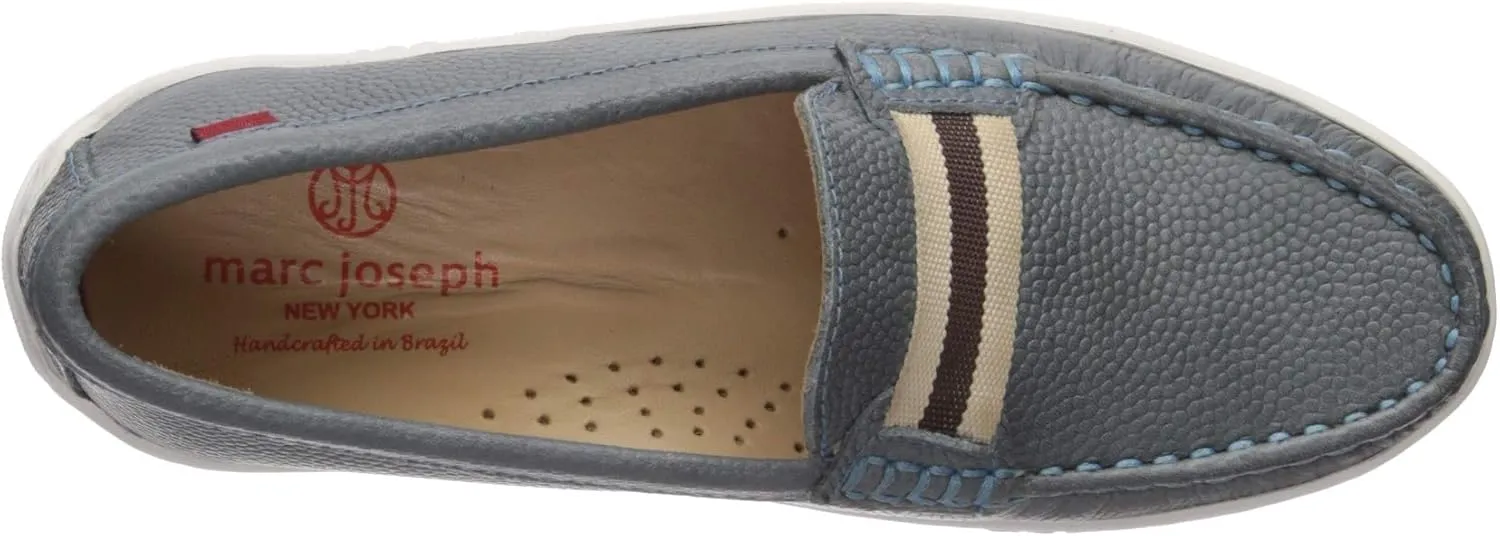 Marc Joseph New York Girl's Kids Boys Leather Elastic Grow Gain Loafer