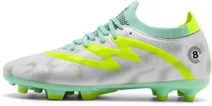 Men's Indoor Outdoor Soccer Shoes Football Cleats Low-Tops Lace-Up Non-Slip Spikes Sports Athletic Futsal AG/TF Turf Sneaker