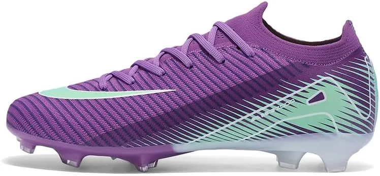 Men's Soccer Shoes Football Cleats Low-Tops Lace-Up Non-Slip Spikes Indoor Outdoor Sports Athletic Baseball Lacrosse Sneaker