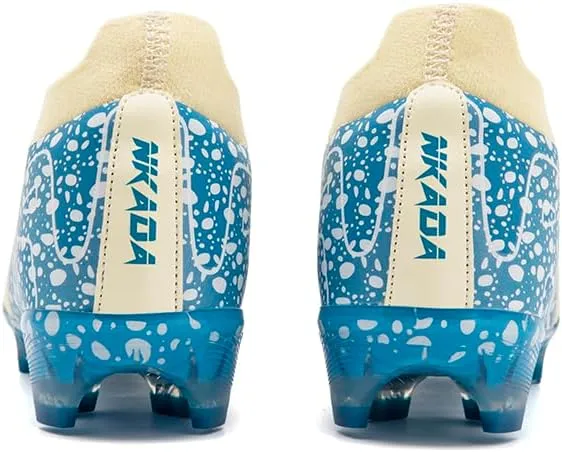 Men's Soccer Shoes Football Cleats Low-Tops Lace-Up Non-Slip Spikes Indoor Outdoor Sports Athletic Baseball Lacrosse Sneaker