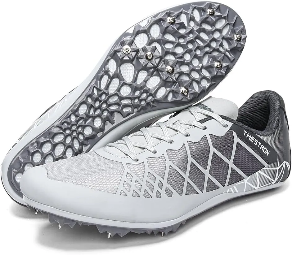 Mens Womens Boys Girls Spikes Athletics Racing Running Shoes Track and Field Sneaker …