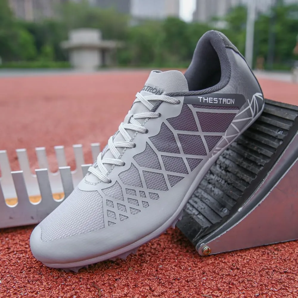 Mens Womens Boys Girls Spikes Athletics Racing Running Shoes Track and Field Sneaker …