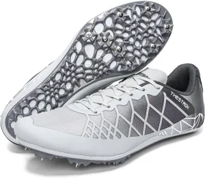 Mens Womens Boys Girls Spikes Athletics Racing Running Shoes Track and Field Sneaker …