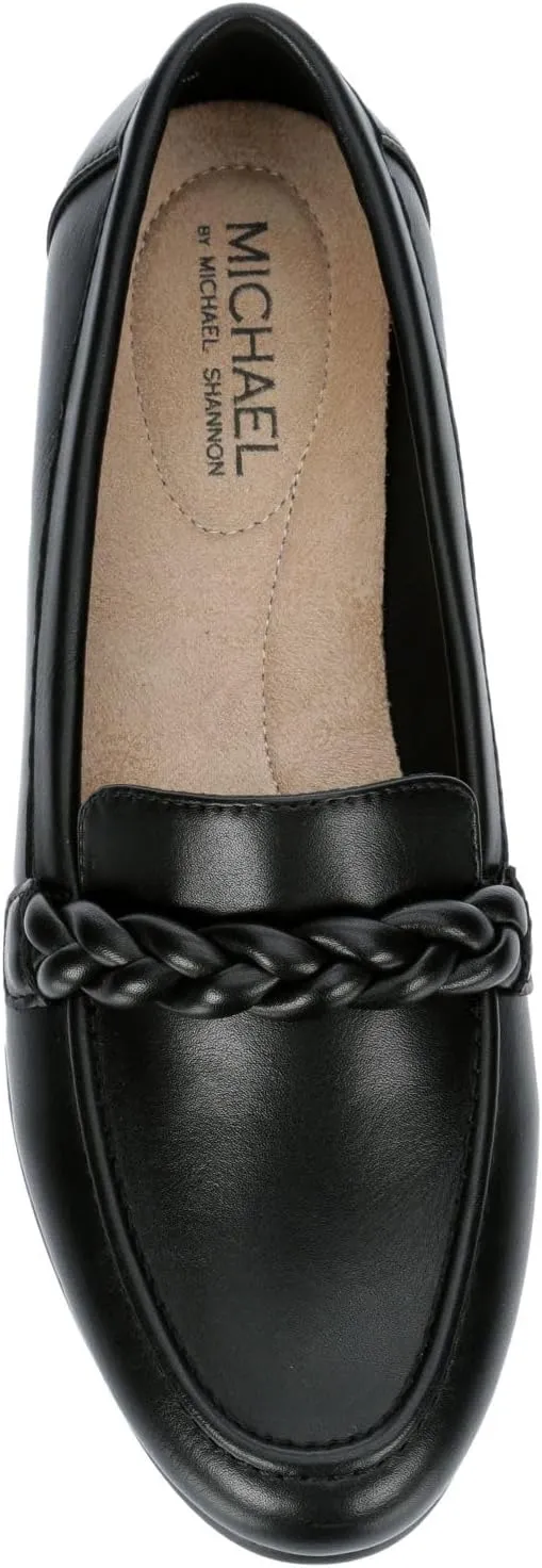 Michael By Michael Shannon Suzie - Women's Dressy Slip-On Faux Leather Business Casual Loafers