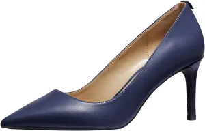 MICHAEL Michael Kors® Alina Flex Pump – Sandals for Women – Leather and Synthetic Construction – Pointed Toe Navy 7 M