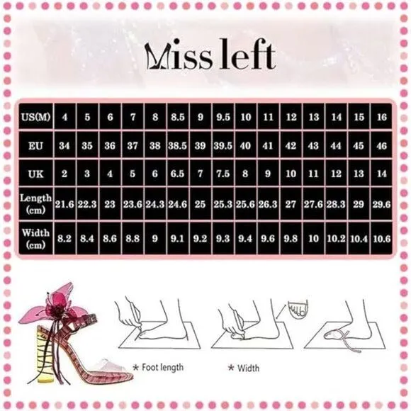 Miss Left Black Open Square Toe Sandals Flip Flop Mid Heel Ankle Strappy Shoes