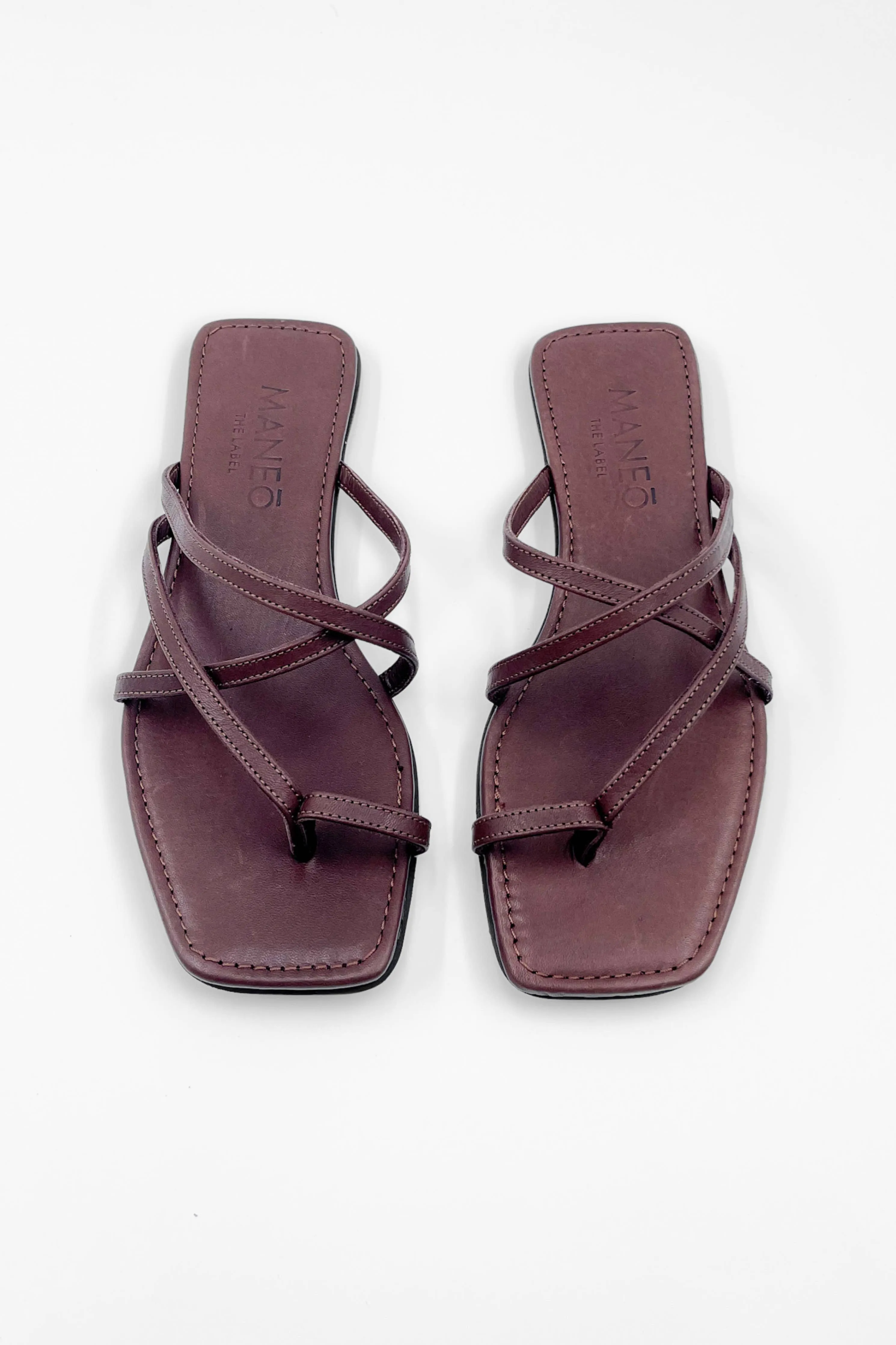 Modern Strappy Leather Sandal