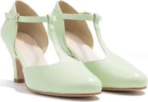 MOOMMO Women Elegant Kitten Heel Mary Jane Pumps Shoes Ankle T-Strap Round Closed Toe Cut-Out Dress Sandals Shoe Chunky Block Heels D-Orsay Suede Work Pump Fall fashion Office Wedding Spring 4-13 M US