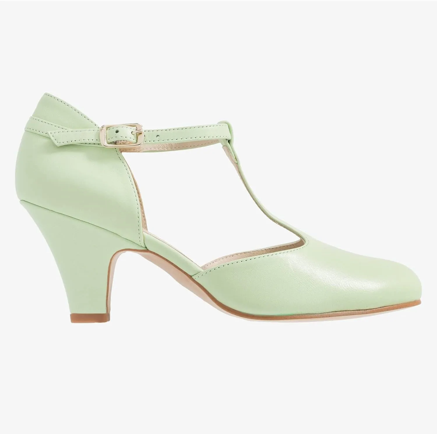 MOOMMO Women Elegant Kitten Heel Mary Jane Pumps Shoes Ankle T-Strap Round Closed Toe Cut-Out Dress Sandals Shoe Chunky Block Heels D-Orsay Suede Work Pump Fall fashion Office Wedding Spring 4-13 M US