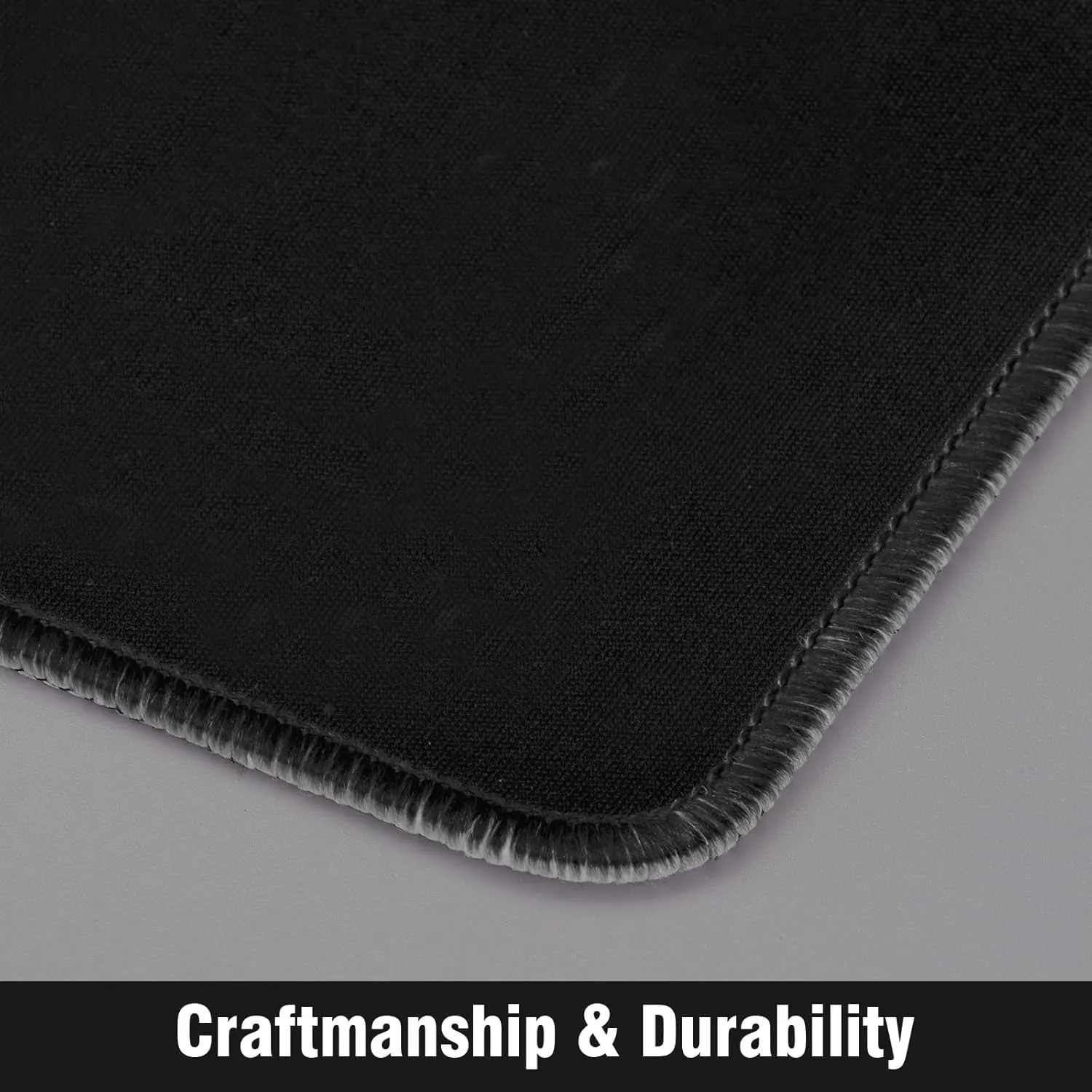 MTG Playmat for TCG Card Playing Game - 2Pcs Black Stitched Play Mat with Tube for Cards Gameplay, MTG, Yugioh, Magic The Gathering (24 x 14 inch)
