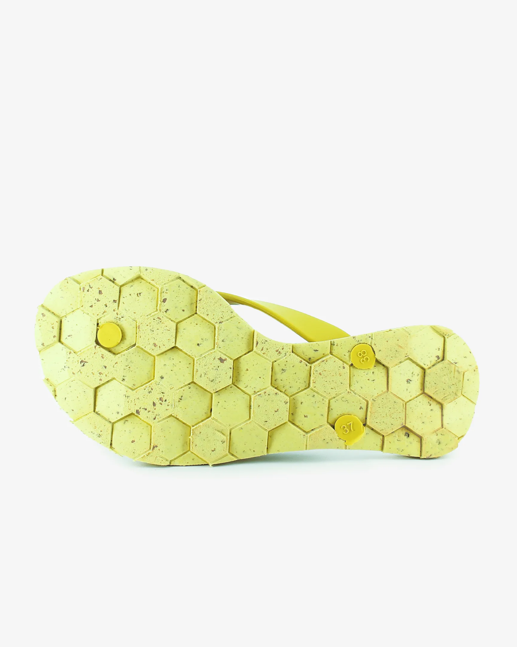 Nalu Recycled Rubber Flip Flops | Celery
