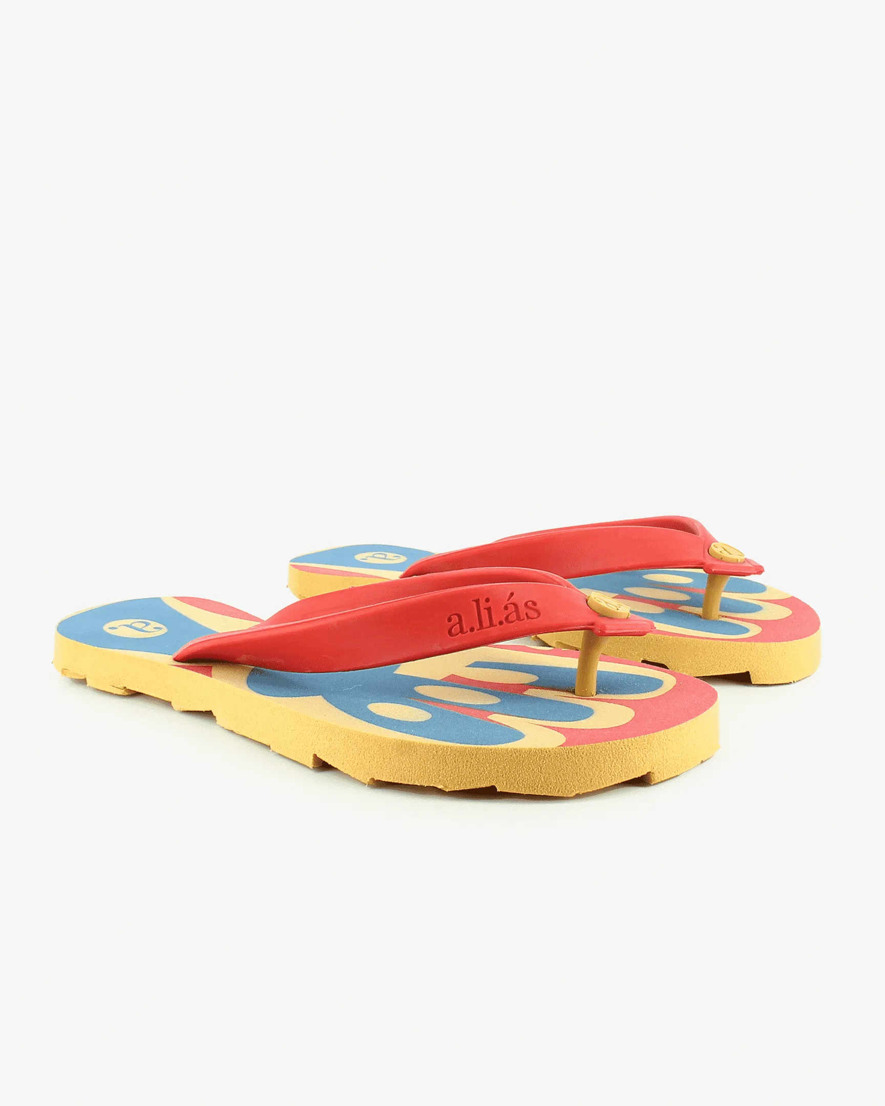 Nalu Rubber Flip Flops | Oil Yellow