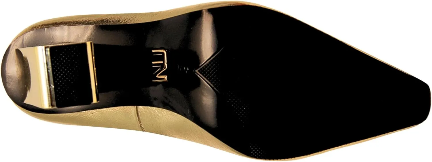 Ninety Union Pandora Geometric Metal Heel Pump