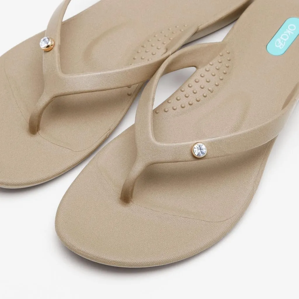 Oka-B Women's Charmed Flip Flop Sandals