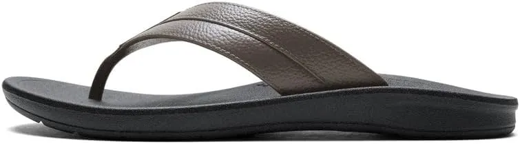 OKABASHI Men's Voyager Flip Flop | Scultped Footbed w/Nonslip Grip | Slip Resistent & Waterproof | Sustainably Made in the USA
