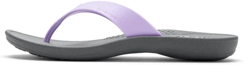 OKABASHI Women's Breeze Flip Flop | Contoured Footbed w/Arch Support for All-Day Comfort | Slip-Resistant & Waterproof | Sustainably Made in The USA