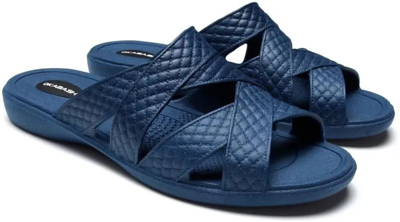 OKABASHI Women’s Cross Strap Flip Flops - Sandals