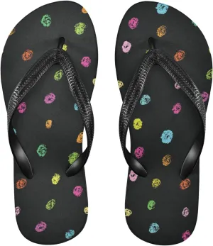 Oyihfvs Flip Flops Flip Sandal Home Slippers Hotel Spa Bedroom for Men Women XS-XXL
