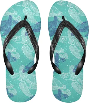 Oyihfvs Flip Flops Flip Sandal Home Slippers Hotel Spa Bedroom for Men Women XS-XXL