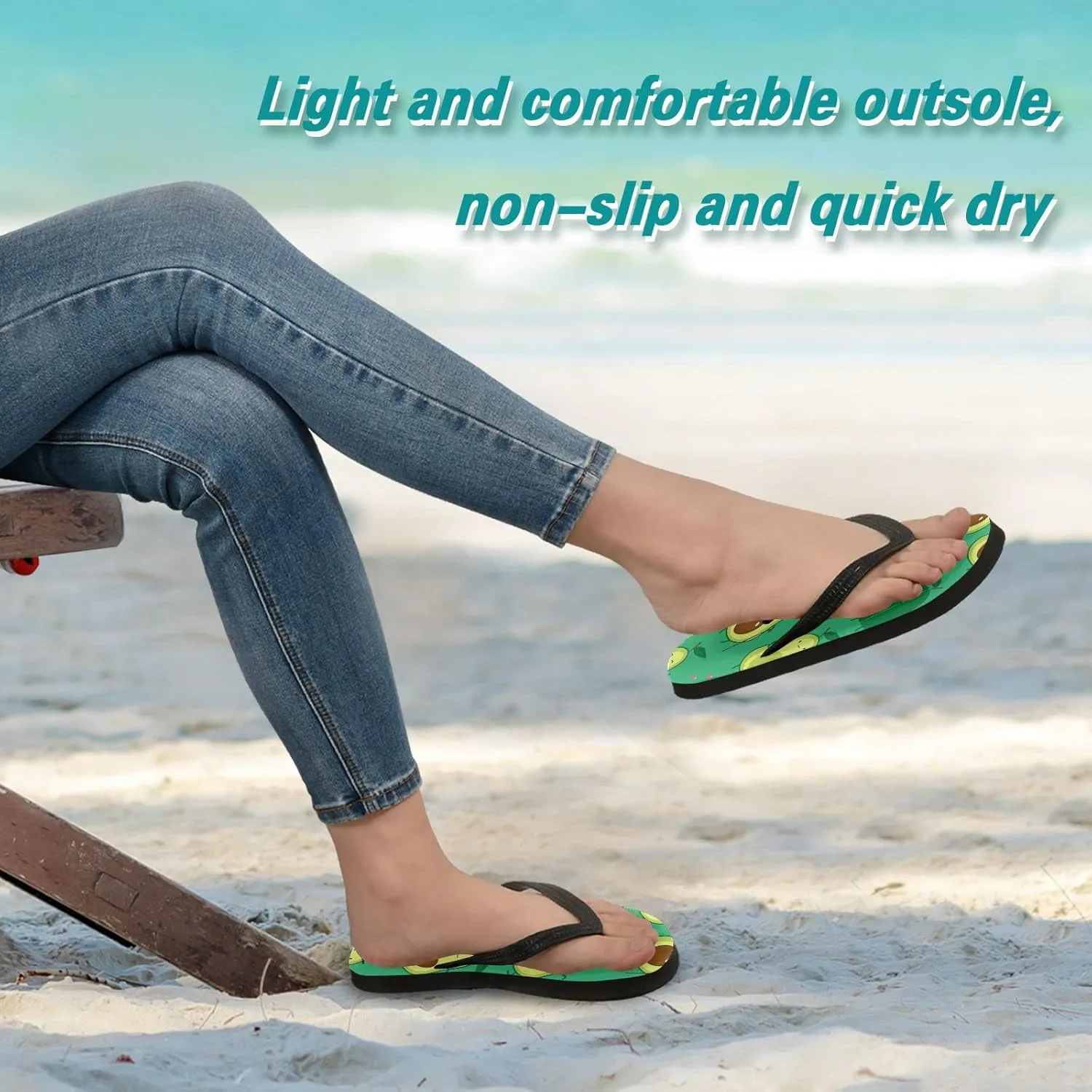 Oyihfvs Flip Flops Flip Sandal Home Slippers Hotel Spa Bedroom for Men Women XS-XXL