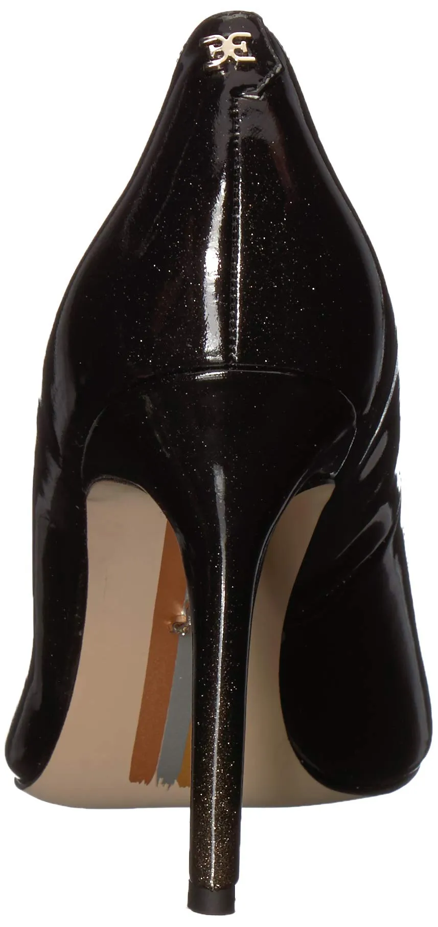 Patent Sam Hazel Pump Crystal Pumps Degrade Gold Dress Responsive Edelman Pointed Mega sale Toe