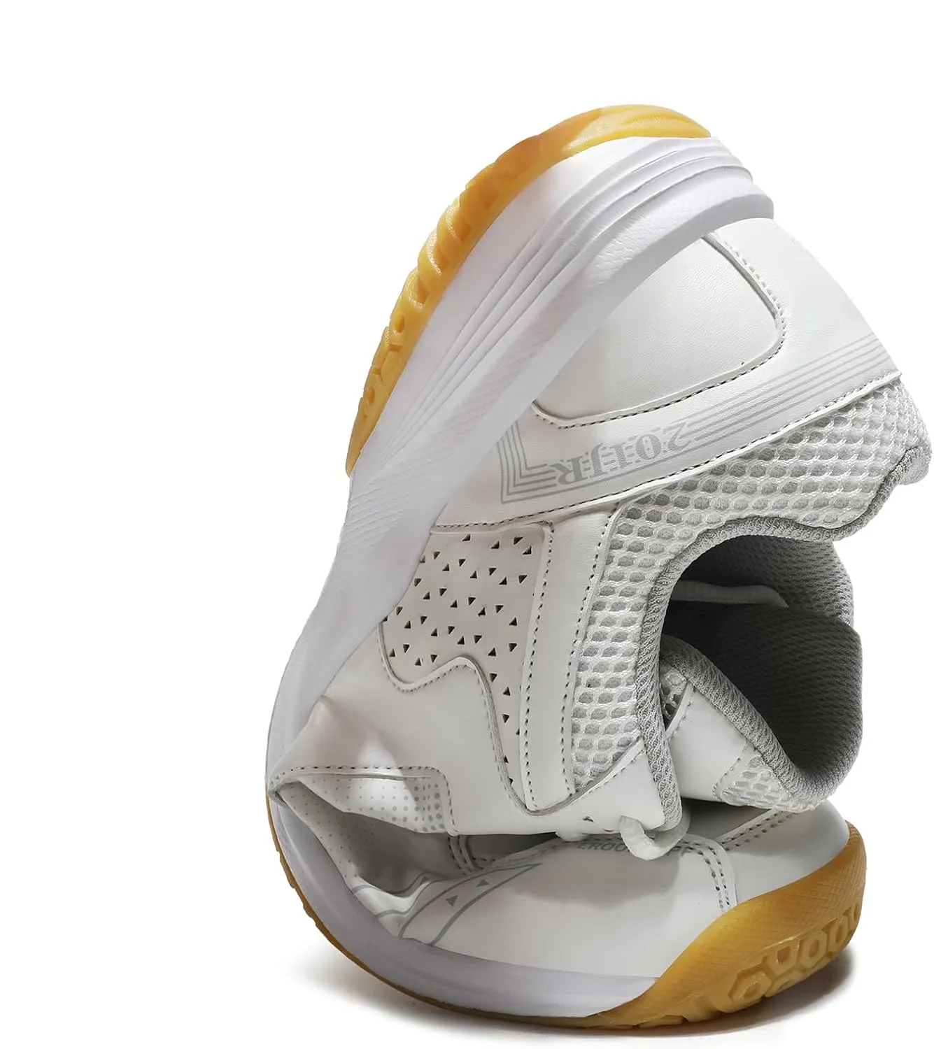 Pickleball Shoes for Men, All Court Tennis Shoes, Arch Support, White