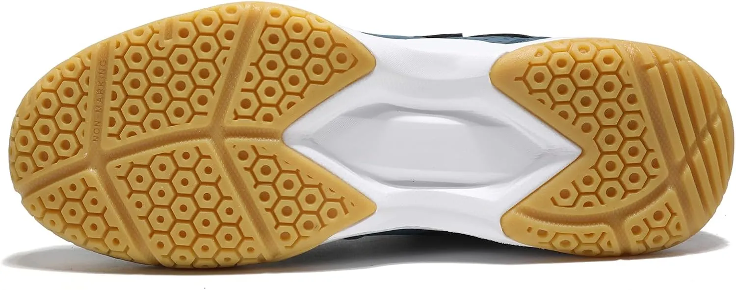 Pickleball Shoes for Men, All Court Tennis Shoes, Arch Support, White