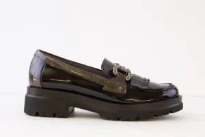 PITILLOS - 5360 SLIP-ON SHOE - BLACK/TAUPE