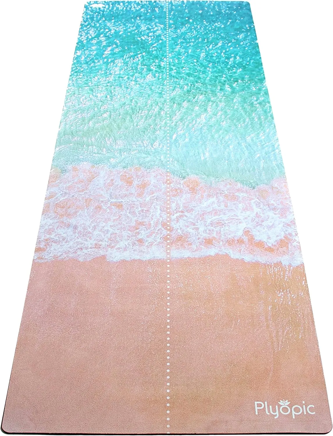 Plyopic. All In One Yoga Mat | Luxury Sweat-Grip Mat/Towel Combo | Ideal for Yoga, Hot Yoga, Bikram, Pilates, Workout & Exercise | Eco-Friendly Natural Rubber