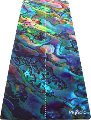 Plyopic. All In One Yoga Mat | Luxury Sweat-Grip Mat/Towel Combo | Ideal for Yoga, Hot Yoga, Bikram, Pilates, Workout & Exercise | Eco-Friendly Natural Rubber
