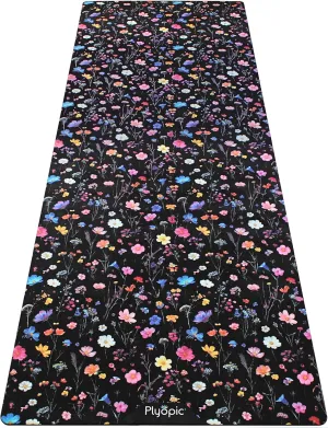 Plyopic. All In One Yoga Mat | Luxury Sweat-Grip Mat/Towel Combo | Ideal for Yoga, Hot Yoga, Bikram, Pilates, Workout & Exercise | Eco-Friendly Natural Rubber