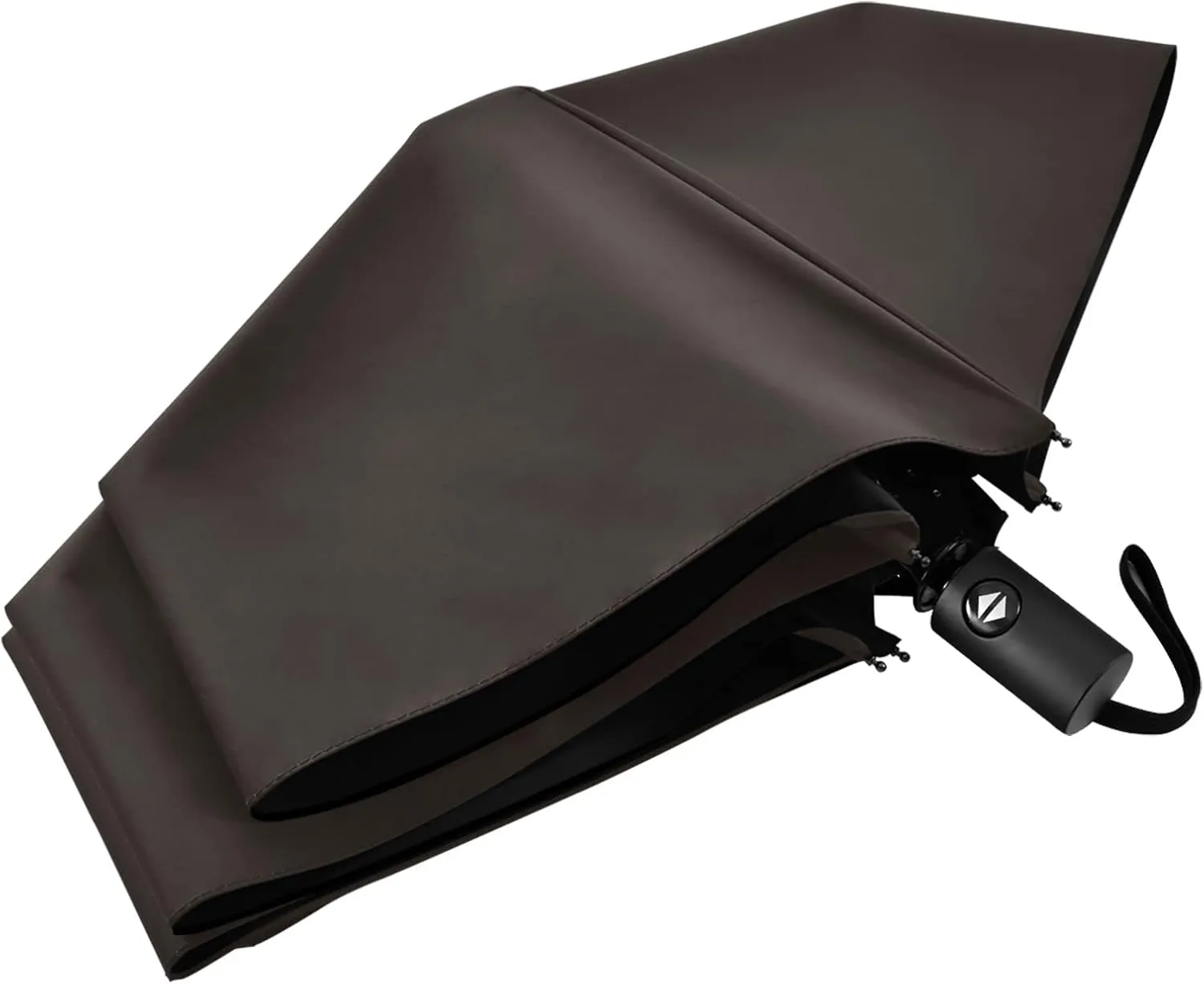 Poeticcity Automatic Folding Umbrella, Auto Open/Close Anti-UV 3 Folds Parasol, Compact Windproof Strong Umbrellas for Travel Sun & Rain