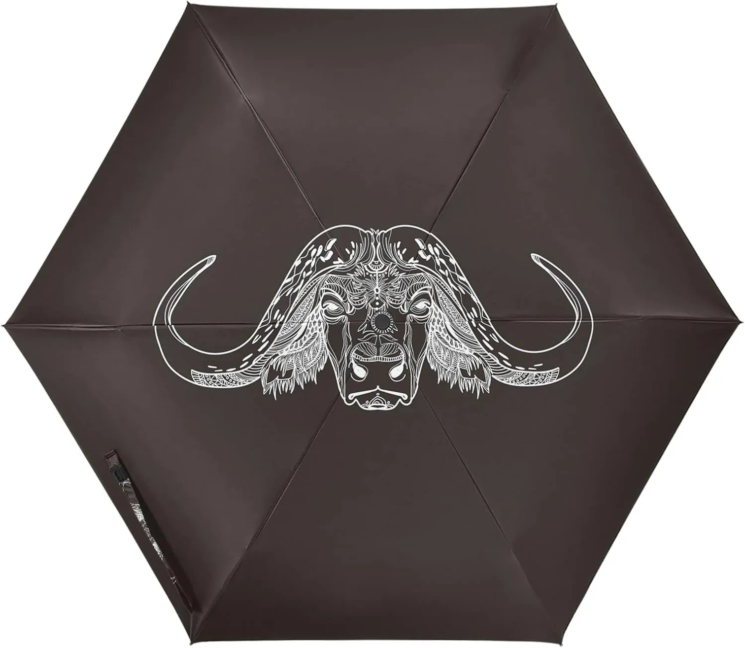Poeticcity Automatic Folding Umbrella, Auto Open/Close Anti-UV 3 Folds Parasol, Compact Windproof Strong Umbrellas for Travel Sun & Rain